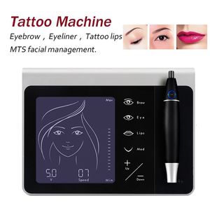 Macchine per trucco permanente Professionale MTS PMU Rotary Tattoo Machine Pen Kit Digital Eyebrow Lip Eyeliner Body Set 230621