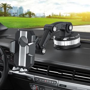 Suporte universal para caminhão grande com ventosa estendida para carro Suporte fixo para celular à prova de choque Suporte para navegação GPS com junta grande