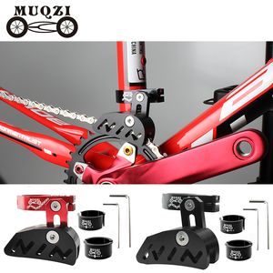 Цепочки велосипедов MUQZI MTB Guide Guide Syster Speed ​​Protector Tensioner Регулируемый 31,8 34,9 мм адаптер 1x Стабилизатор системы 230621