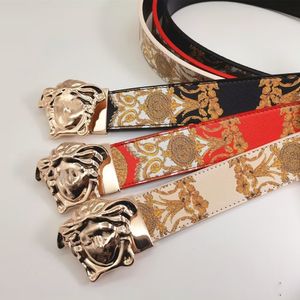 Fashion Classic Men Designer Belts damskie męskie litera swobodna gładka klamra luksusowy pasek 9 kolorów szerokość 3,8 cm z