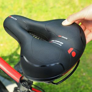 Bike Saddles Reflective Shock Absorbing Hollow Saddle MTB Bicycle Seat Breathable Rainproof Cycling Road Mountain Cyxling Accessory 230621