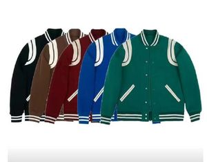 Designer de jaqueta de outono 2030 Casaco fino costura uniforme Jaqueta com capuz casal de rua hip-hop de rua clássico beisebol retrô cor pura parka casual para todos os jogos
