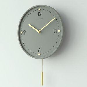 Настенные часы скандинавские минималистские часы цифровой дизайн классический электронная творческая спальня Reloj de pared creativo decor