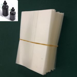 Clear PVC Heat Shrink Wrap Film for 30ml Brown/Black Essential oil Bottle Wrap Film