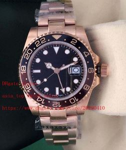 Toppsäljning Classic 2 Style Men's armbandsur 126715 Auto Date Sapphire Luminous 40mm Black Dial Brown / Black Bezel Premium 2813 Movement Automatic Mens Watches