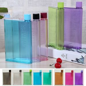 Wasserflaschen, Pappbecher, Flasche, flaches Notizbuch, umweltfreundlich, kostenlos, transparent, tragbar, Buchgetränk 230621