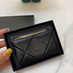 Designer Women's Fashion Luxury Card Holders Clutcch Väskor utsökta Portanle Purse Original Edition Sheepshin Women Wallet