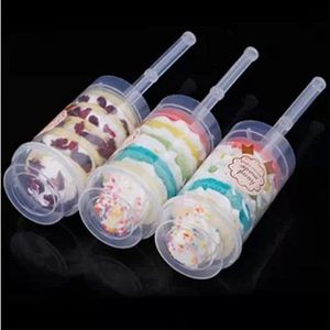 Hot sale 600Pcs Push Up Pop Containers New Plastic Push-Up Pop Cake Containers Lids Shooters Wedding Birthday Party Decorations