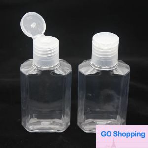 Clearpet 60 ml Squeeze Bottle For Hand Sanitizer Soap - Travel Size Simple