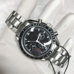 MENS Titta på lyxklockor AAA Sapphire Glass Automatisk svepande rörelse Master Alla Sub Dials fungerar Rostfritt stål armbandsur