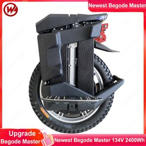 Newest Begode Master electric unicycle Scooter 134V 2400wh Battery 3500W Motor Balance Wheel Smart Powerful C38 Off-road Tire Master2 Version Wheel