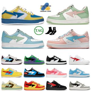 Düşük Ayakkabı Platformu Dhgate Spor Kabar Sabahları Kadın Köpekbalığı Siyah Beyaz Kamu Combo Pembe Üst Patent Deri SK8 STA PLATA Form Scarpe Trainers 36-45