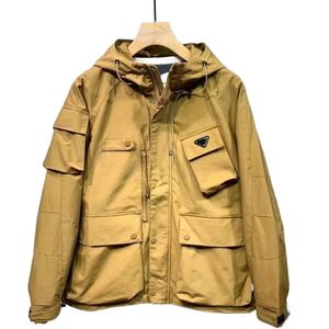 2023 Trench da uomo Designer Branded Giacca multitasche stampata da uomo Cappotto monopetto Carica Cappotto invernale caldo Cappotto lungo da uomo Abbigliamento da strada