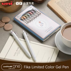 Bollpoint pennor 7 ste uni fika color gel penna uni-ball one umn-s-38/05 eftermiddag te-serie begränsad färgad bläck kawaii skola leveranser 230621