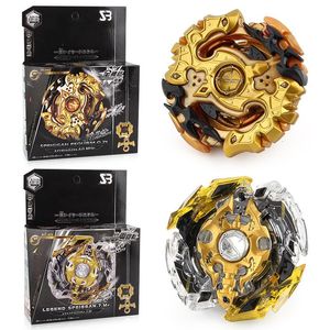 Spinning Top Gold 2 Styles Burst Generation Alloy Battle Detonation Spin Top Toys 230621