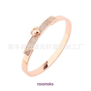 Großhandel Fashion H Home Bracelets Online -Shop Mode und personalisierte Willow Nagel kleines kreisförmiges Armband für Mädchen Elegantes Diamant mit Geschenkbox eingelegt