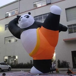 Надувные выдушки гигант 13,2/20 футов надувного надувного надувного воздушного шарика кунг -фу панда мультфильм для рекламной поддержки настройки
