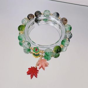 Link Bracciali Honkai: Star Rail Dan Heng Bailu Jingyuan Fan di moda Elegante braccialetto di perline di cristallo Corda elastica fatta a mano Compleanno delle donne