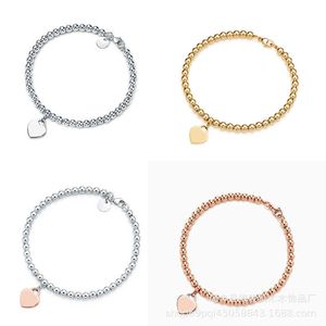 Originales Liebesperlenarmband im Di Jia-Stil der Marke TFF Street aus Roségold