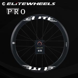 Fahrradräder EliteWheels Pro 700C Road Carbon R10 Keramiklager oder normale Nabe 20 24H Tubular Clincher Tubeless für Radsport-Radsatz 230621