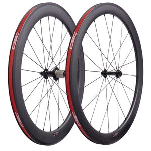 Bike Wheels 700C Road 38 50 60 88mm 20.5mm Clincher R13 Rim Brake Carbon and Track Fixed Gear Bicycle Wheelset 230621