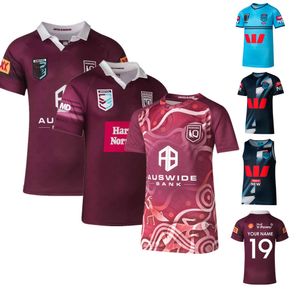 Другие спортивные товары 2024 Queensland Qld Maroons коренной регби Джерси Новый Южный Уэльс Блюз Столкновение рубашка для регби 230621