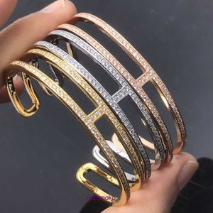 Hurtownia projektant H Home Bracelets Sklep internetowy Pigła nosek Bransoletka Srebrna platoska Rose Gold Carlar Saile Women Styl mody z pudełkiem prezentowym