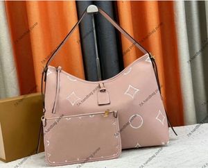 3A Designer Bag CarryAll MM PM Bicolor Handväska HANTERA STORA KAPITAKA Väskor Bästa kvalitet med dragkedja på Pouch 2 Set Shoulder Womens Väskor Underarm Handväskor M46197 M46203