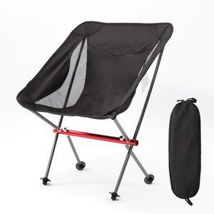 Camp Furniture Portable Folding Chair Outdoor Camping Chairs Oxford Cloth Ultralight For Travel Beach BBQ Hiking Picnic Seat Fishing Tools 230621