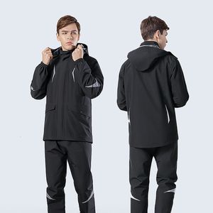 Capas de chuva da moda capa de chuva impermeável casaco de chuva masculino jaqueta calças ternos feminino poncho impermeável com capuz para ciclismo acampamento caminhadas pesca 230621