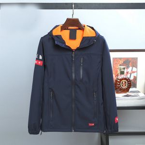 Nylon Garment Dyed Utility Overshirt Men Jackets Casual Zipper Outdoor Windproof Tracksuit Men Coats Size 4758