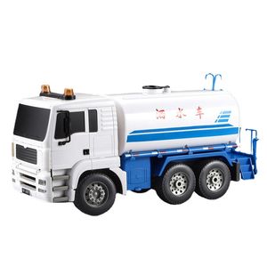 1:20 38CM Electric Remote Control road Sprinkler Trucks RC Cleaning Engineering Vehicle Super Watering Cart RC Truck boys toy