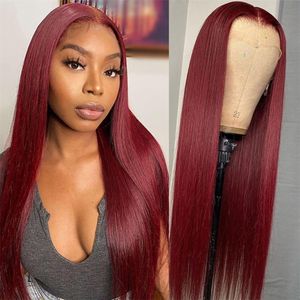 Human Hair Wigs for Women 13x4 Lace Frontal Wig Glueless Straight Humain Pre Plucked