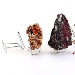 Smyckespåsar Multipurpose Display Stand Pography Props Bracket Mineral Holder For Shop Window Wedding Show-Agate Rock