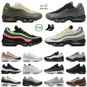 Top Moda OG 95 Running Shoes para homens Mulheres 95 Treinadores atléticos SAFARI REFFARI NEON NEON NEONE ANATOMY GREEDY SKETCH SNEAKERS Sports Sports 36-46