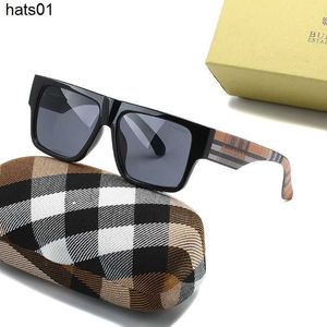 Fashion trend new burberyity sunglasses for men and women trendy sunglasses anchor outdoor street photography glasses