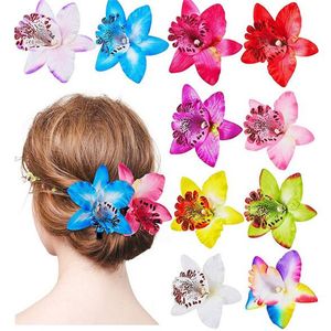 Crystal Flower Hair Clip Thai Orchid Hair Accessories Wedding Hair Clip for Women Styling Tool Hairpin Hair Clamp GC2185