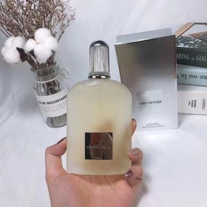 Unisex kokusu kadın erkekler parfümler 100ml eau de parfum uzun süreli koku gri vetiver parfüm Köln doğal sprey deodorant