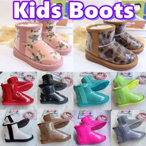 Genuine Leather Australian Boots for Kids - Unisex Toddler & Youth Winter Booties, Cozy Children's Sneakers