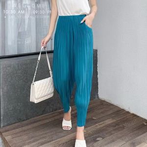 Pleated Casual Radish Leggings Cropped Harun Pants Summer Thin Lantern