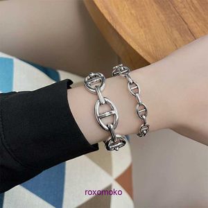 8A Wholesale Designer H home Bracelets online shop Stylish and minimalist high end pig nose opening bracelet female niche design versatile exquisi With Gift Box