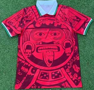 1998 Maglia da calcio retrò messicana BORGETTI HERNANDEZ CAMPOS BLANCO H.SANCHEZ maglia da calcio classica Camiseta maglia vintage maillot de foot 1970