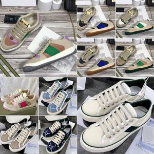 Tennis 1977 Og Casual Sneaker Retro Dirty Shoe Fashion Stripe Canvas Casual trainers Classic vintage Shoes Leather Sneakers Men's Women's Sneaker Size 35-44