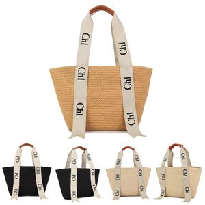 Fashion woody tote Cross Body Basket Clutch Bags Straw Shoulder borsone di alta qualità luxurys Designer Womens mens handbags weave Rafias Hobo top handle Beach Bag