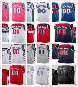 2023 Utkast till Pick No.7 Basketball Jersey 0 Bilal Coulibaly Tristan Vukcevic Kyle Kuzma Deni Avdija Mike Muscala Corey Kispert Poole Landry Shamet Daniel Gafford tryck