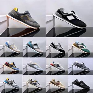 2023 Anpassade NB574 SHOES Män kvinnor Casual Running Shoe NB574 Designer Sneakers Varsity Gold Shadow White Green Outdoor Sports Mens Trainers 36-45 TA01