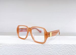ゴールドピンクの正方形の眼鏡メガネフレームクリアレンズ女性アイウェア光学フレームファッションサングラスフレーム付き箱
