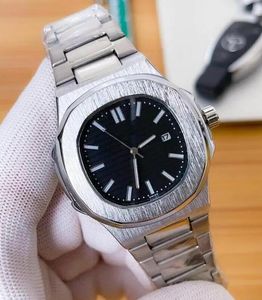 66 마리의 Patekity Nautilus Wristwatch 남성 여성 자동 기계적 크로노 그래프 시계 실버 스테인레스 스틸 스트랩 스트랩 사파이어 크리스탈 방수 손목 시계