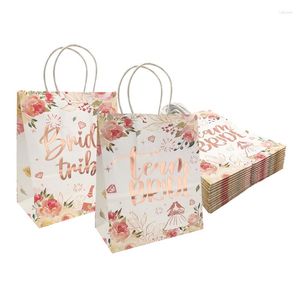 ギフトラップ5 PCS Tribal Bridal Candy Paper Bag Bachelorette Party Bridesmaids Shower DecorationsHen Supplies