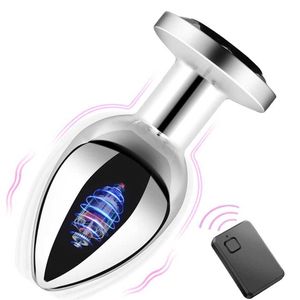 Metal remote controlled anal plug magnetic suction charging heart-shaped and vestibular sex products for men women adult 75% Off Online sales